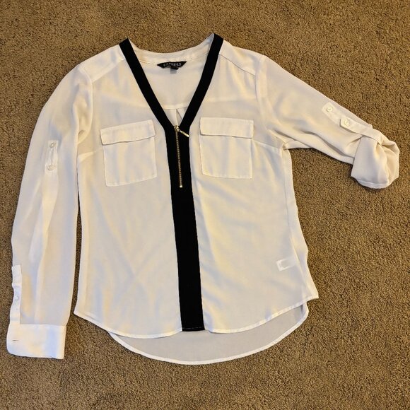 Express Cream Blouse - Picture 4 of 5